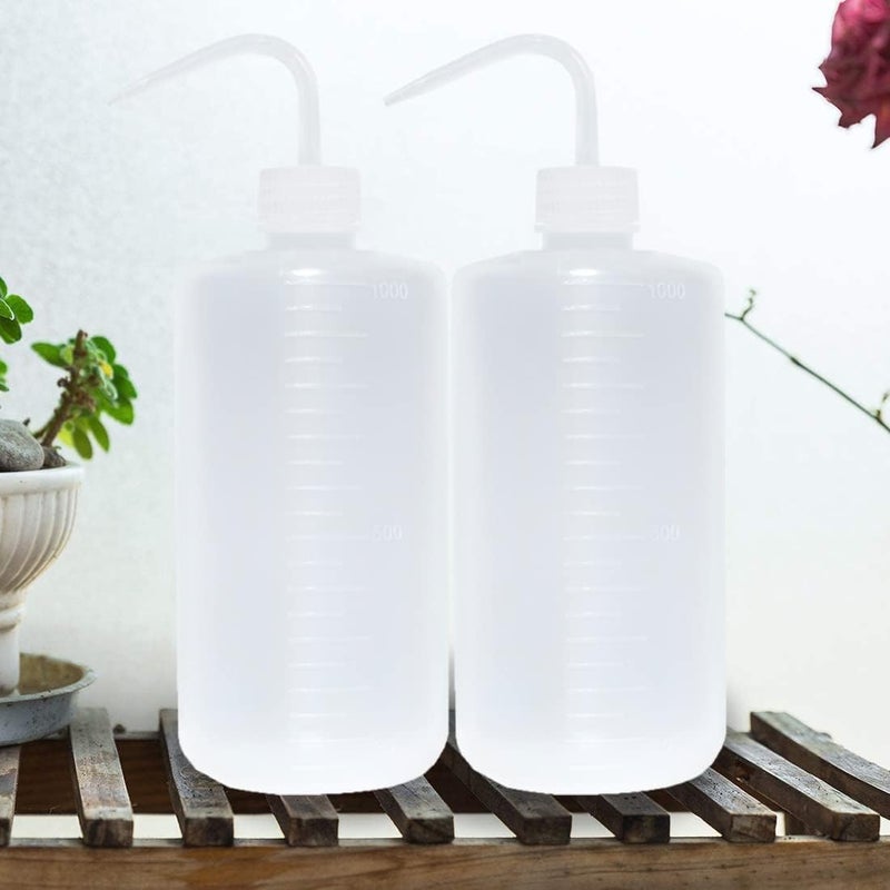 Oubest Squeeze Bottle 1000ml 32oz Wash Bottle Succulent Watering Can LDPE Plastic Squirt Bottle for Irrigation Plant, Medical Lab, Tattoo Supplies 1pc - Image 5